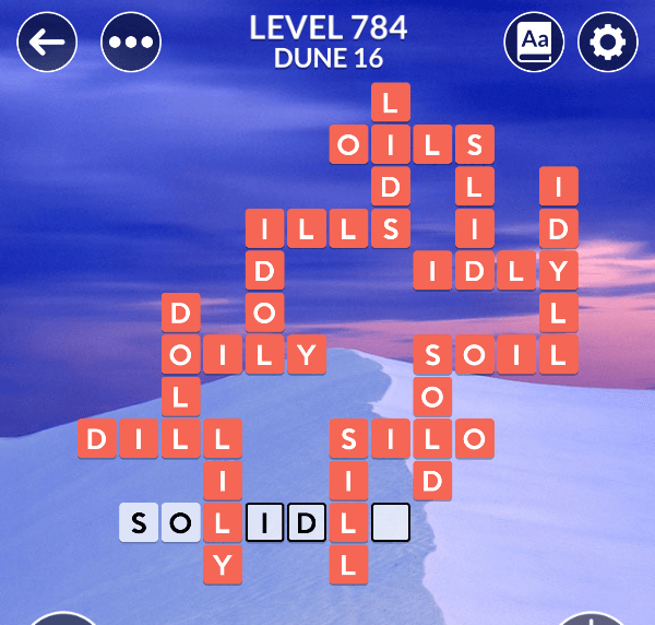 Wordscapes level 784