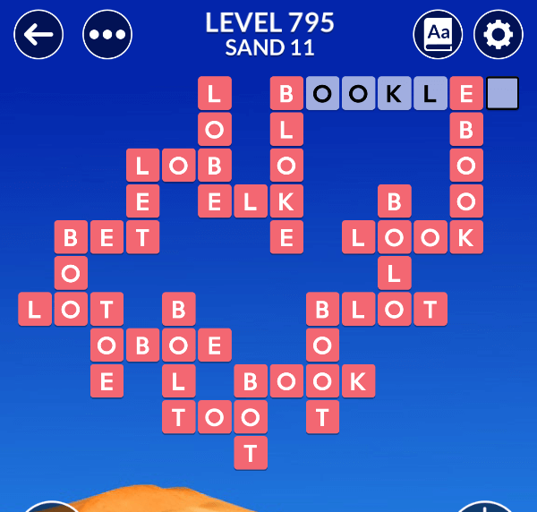 Wordscapes level 795