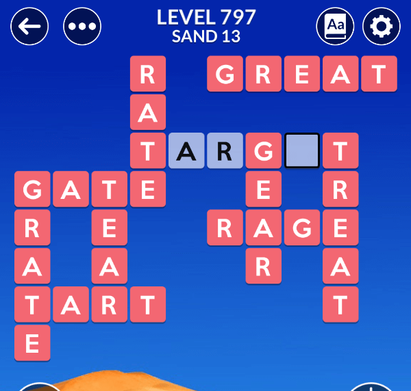Wordscapes level 797