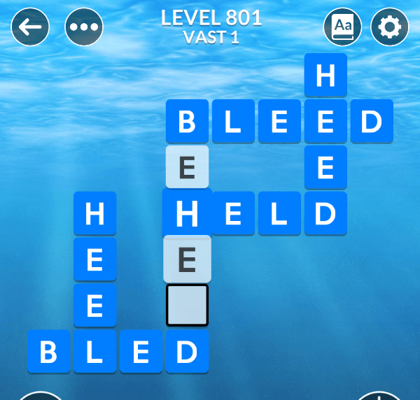 Wordscapes level 801