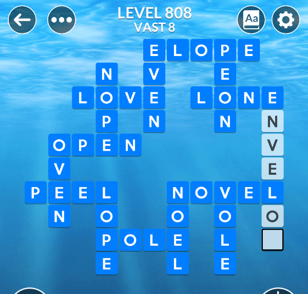 Wordscapes level 808