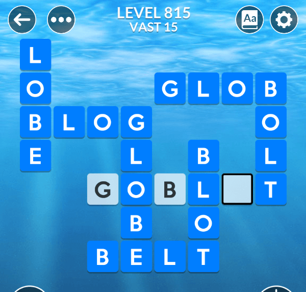 Wordscapes level 815