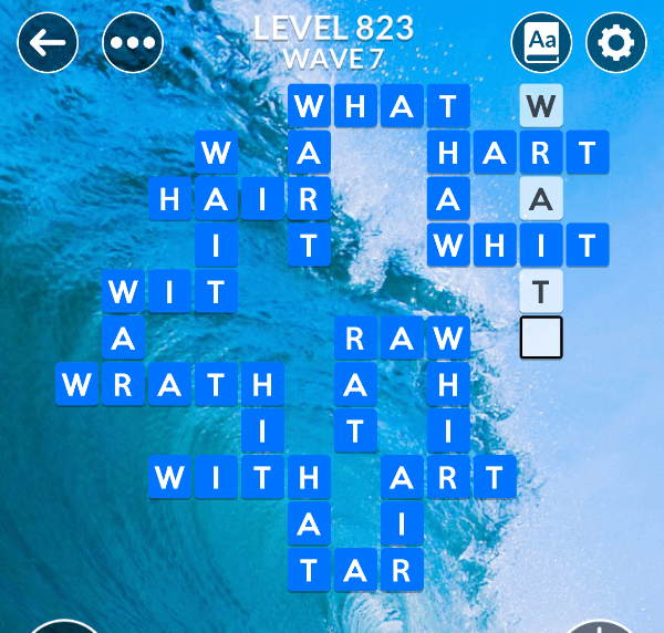 Wordscapes level 823