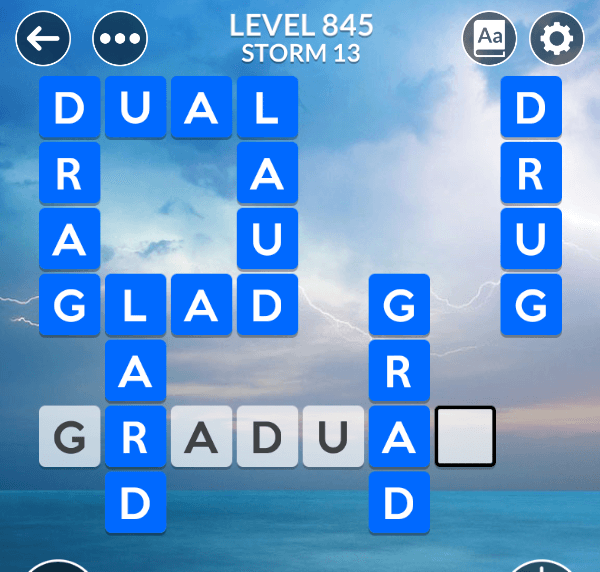 Wordscapes level 845
