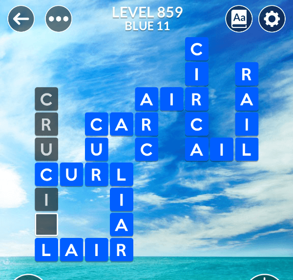 Wordscapes level 859