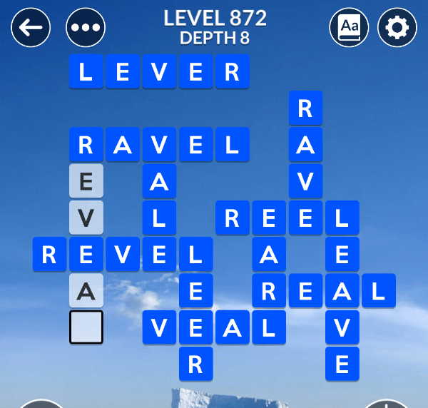 Wordscapes level 872