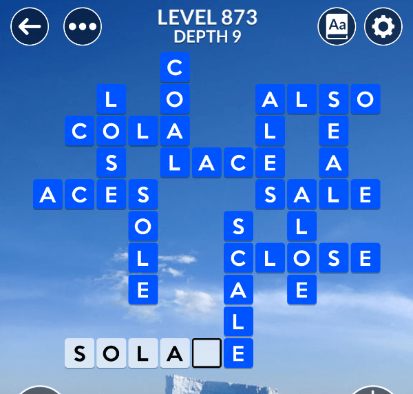 Wordscapes level 873