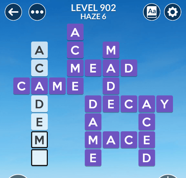 Wordscapes level 902
