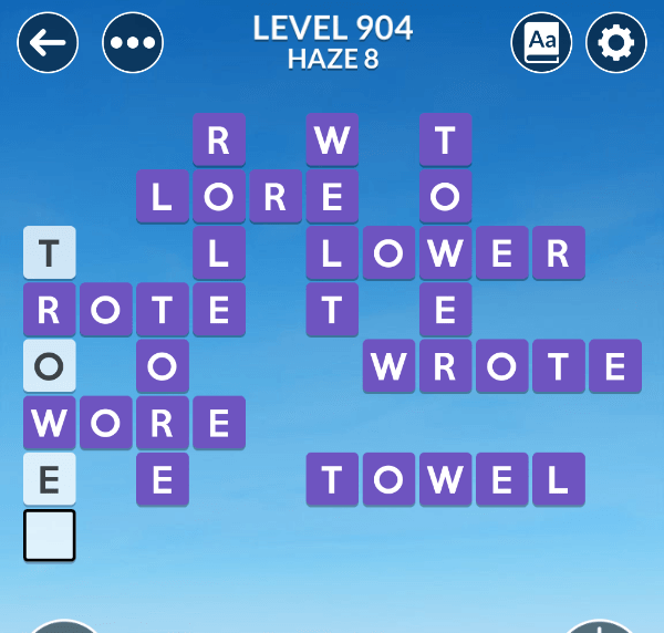 Wordscapes level 904