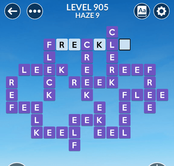 Wordscapes level 905