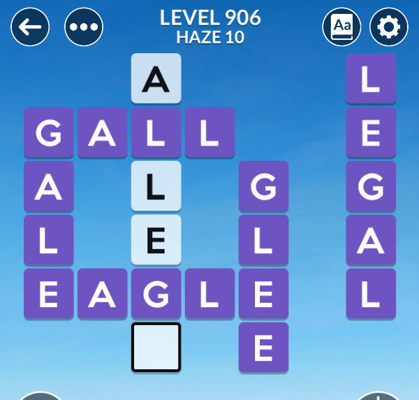 Wordscapes level 906