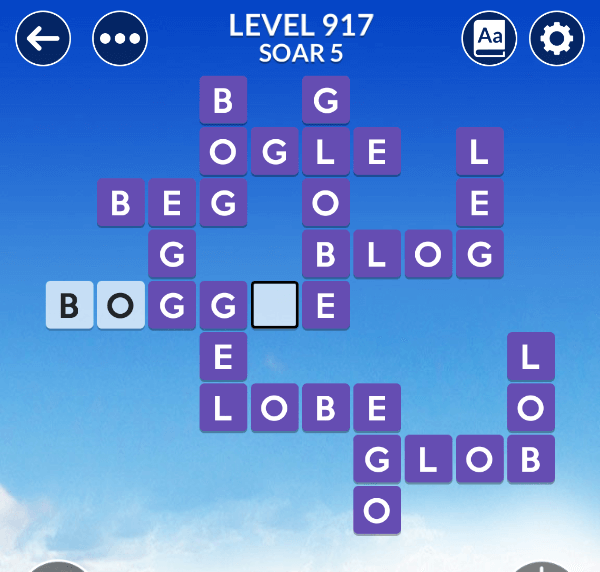 Wordscapes level 917