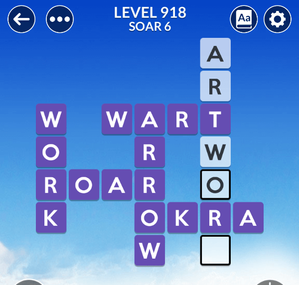 Wordscapes level 918