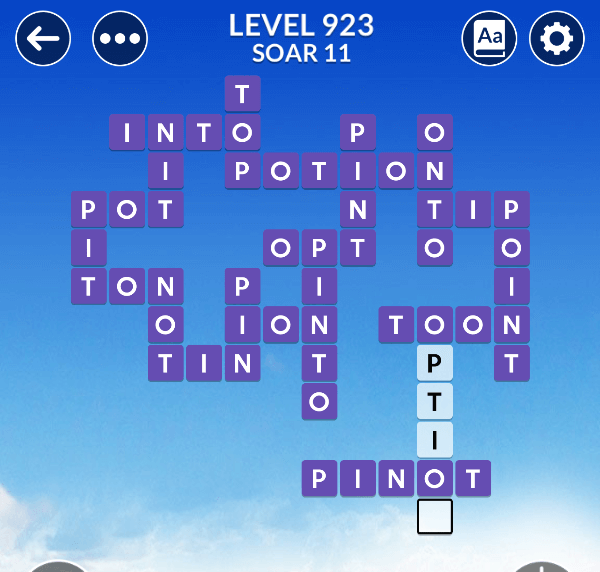 Wordscapes level 923