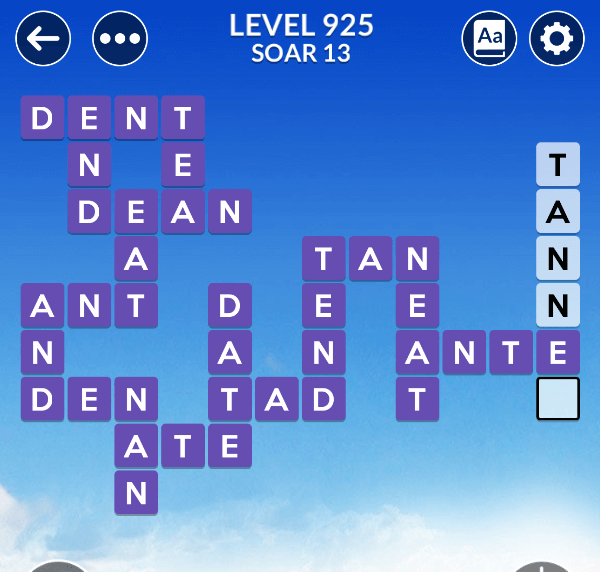 Wordscapes level 925