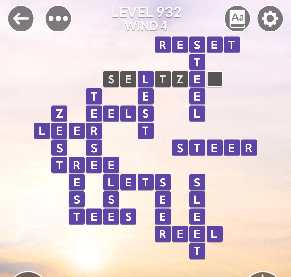 Wordscapes level 932