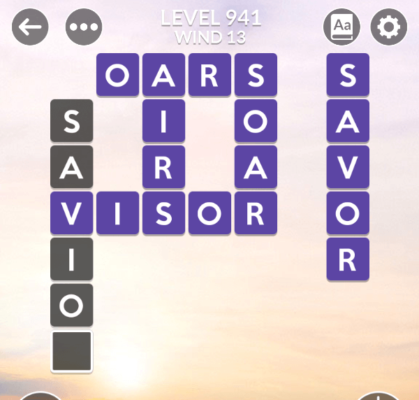 Wordscapes level 941
