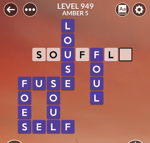 Wordscapes level 949