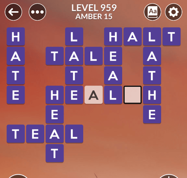 Wordscapes level 959