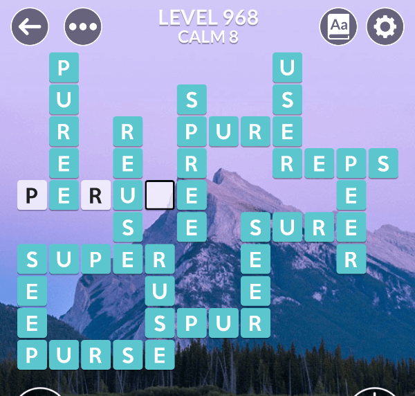 Wordscapes level 968